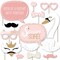 Big Dot of Happiness Swan Soiree - White Swan Baby Shower or Birthday Party Photo Booth Props Kit - 20 Count
